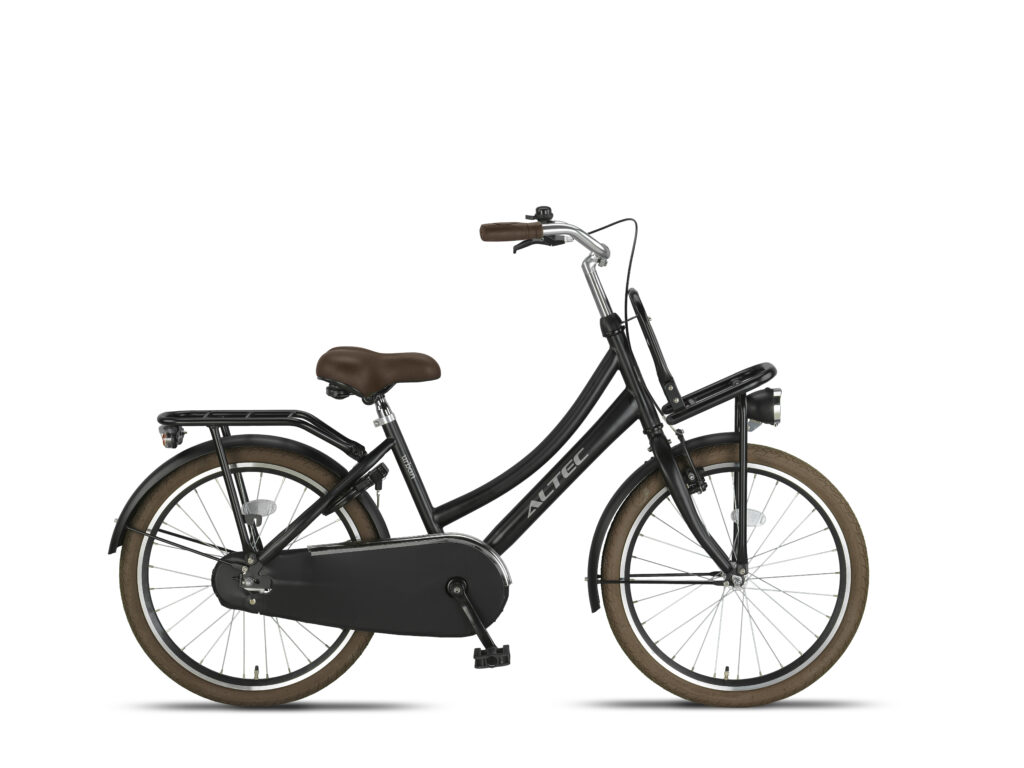 Altec Urban Dames Transportfiets 22 inch 37 cm Zwart Mat