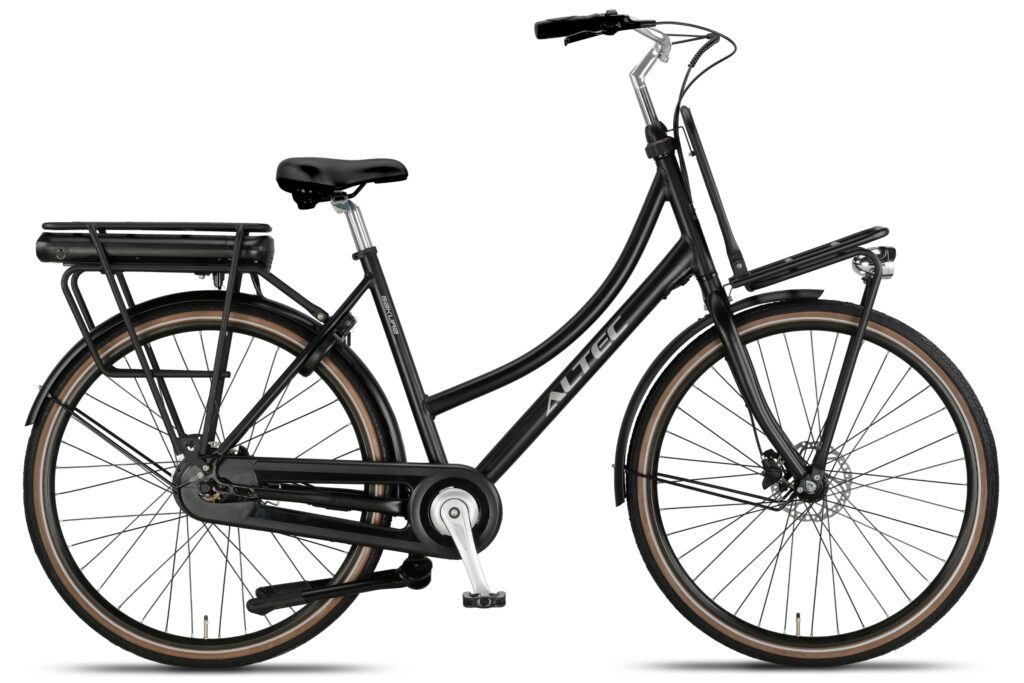 Altec Sakura Elektrische Transportfiets 28 inch 53 cm Zwart Mat