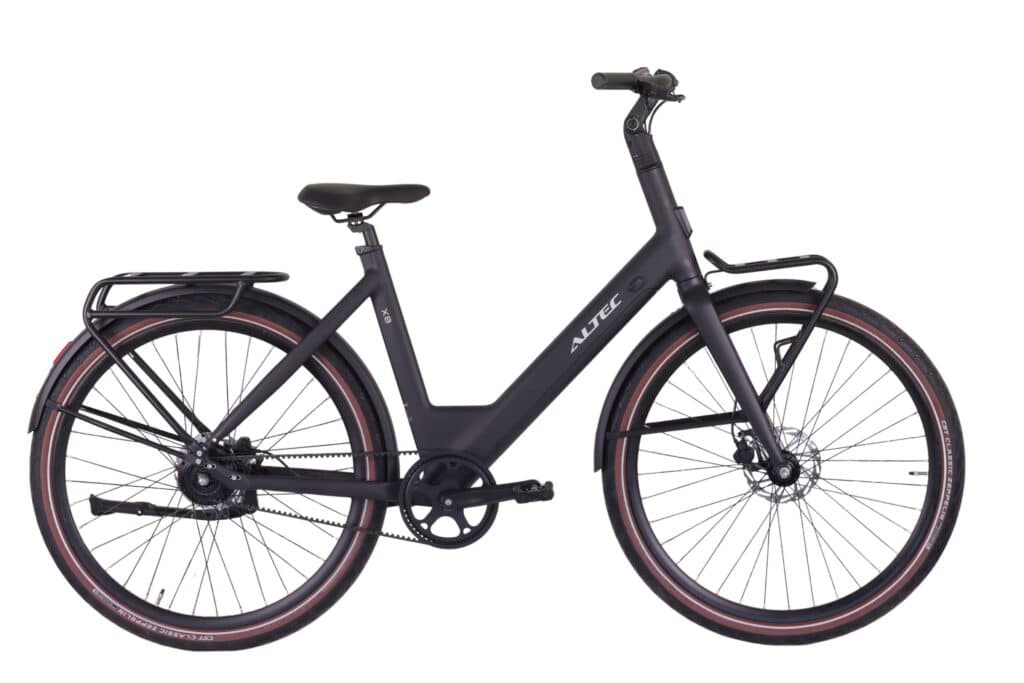 Altec X-9 Achterwielaandrijving Elektrische Stadsfiets 28 inch 50 cm Zwart Mat
