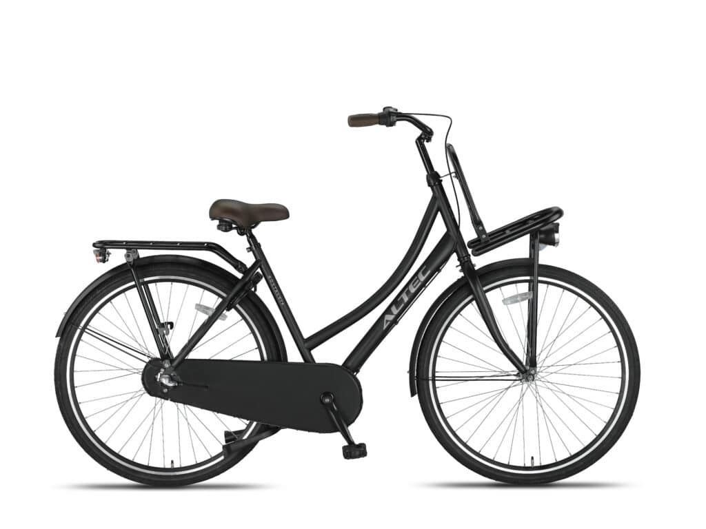 Altec Nostalgia Dames Transportfiets 28 inch 53 cm Zwart Mat