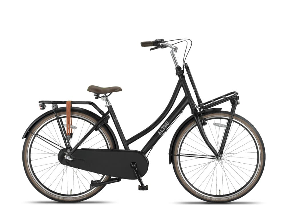 Altec Vintage Transportfiets 28 inch 50 cm Zwart Mat