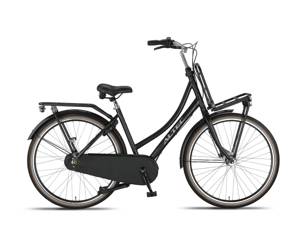 Altec Image Dames Transportfiets 28 inch 50 cm Zwart Mat
