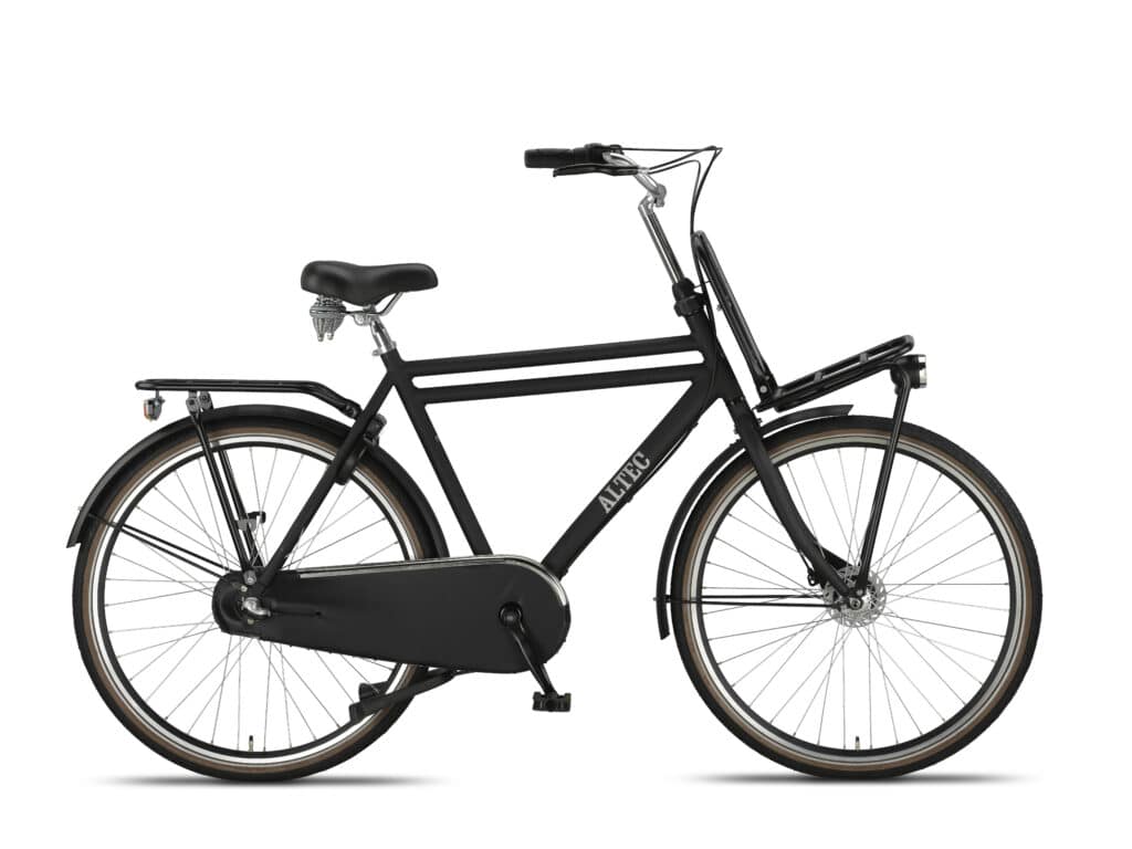 Altec Retro Transportfiets 28 inch Heren 57 Mat Zwart