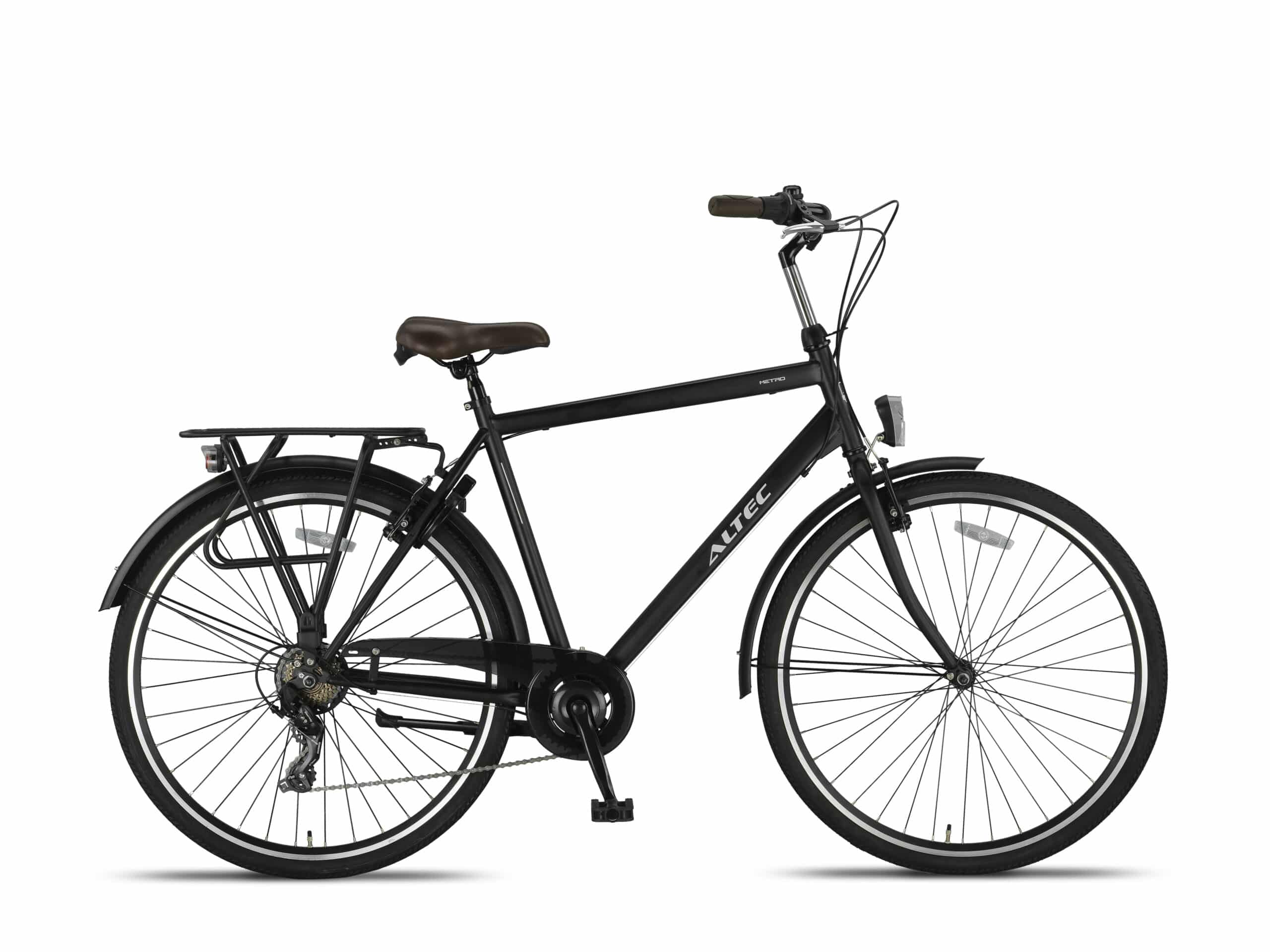 Altec Metro Herenfiets 28 inch 50 cm Zwart Mat