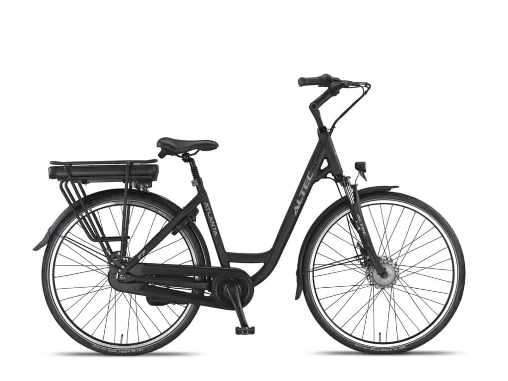 Altec Atlanta M108 Elektrische Stadsfiets 28 inch 49 cm Zwart Mat