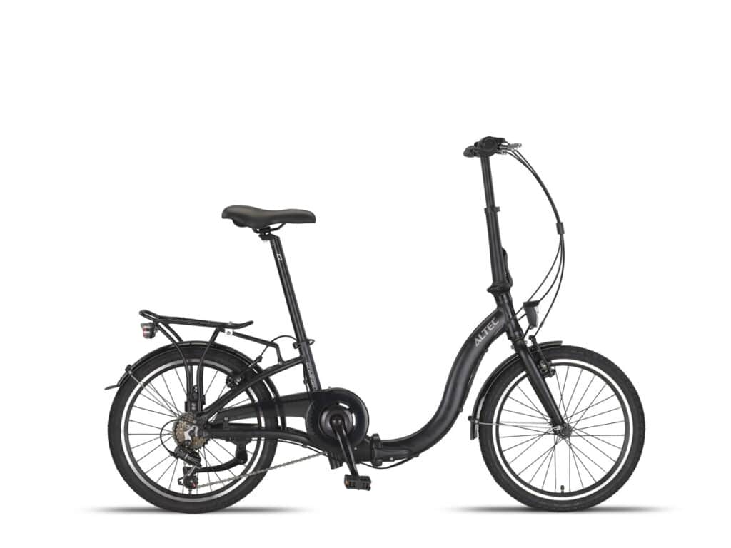 Altec Comfort Vouwfiets 20 inch 39 cm Zwart Mat