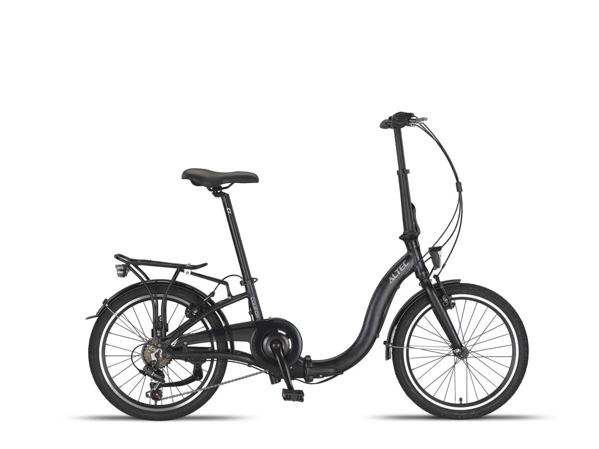 Altec Comfort Vouwfiets 20 inch 39 cm Zwart Mat