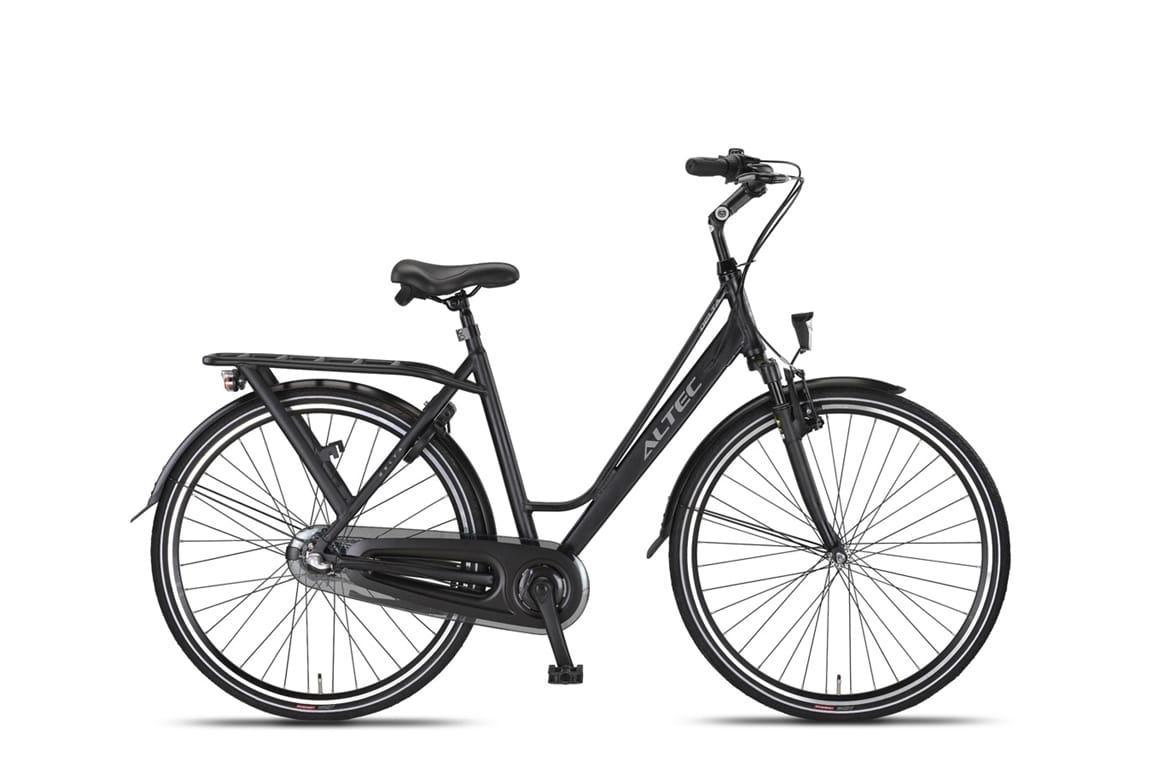 Altec Delta Damesfiets 28 inch 56 cm Zwart Mat