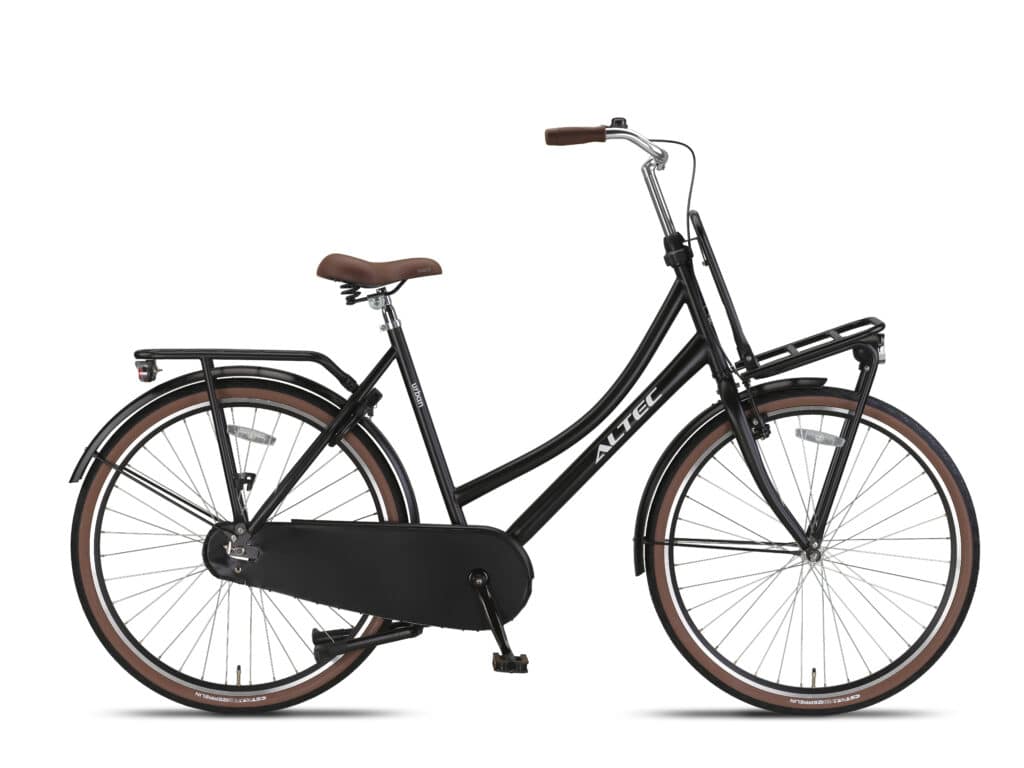 Altec Urban Dames Transportfiets 28 inch 53 cm Zwart Mat