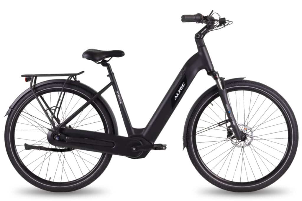 Altec Strada Volans Plus Elektrische Stadsfiets 28 inch 50 cm Zwart Mat