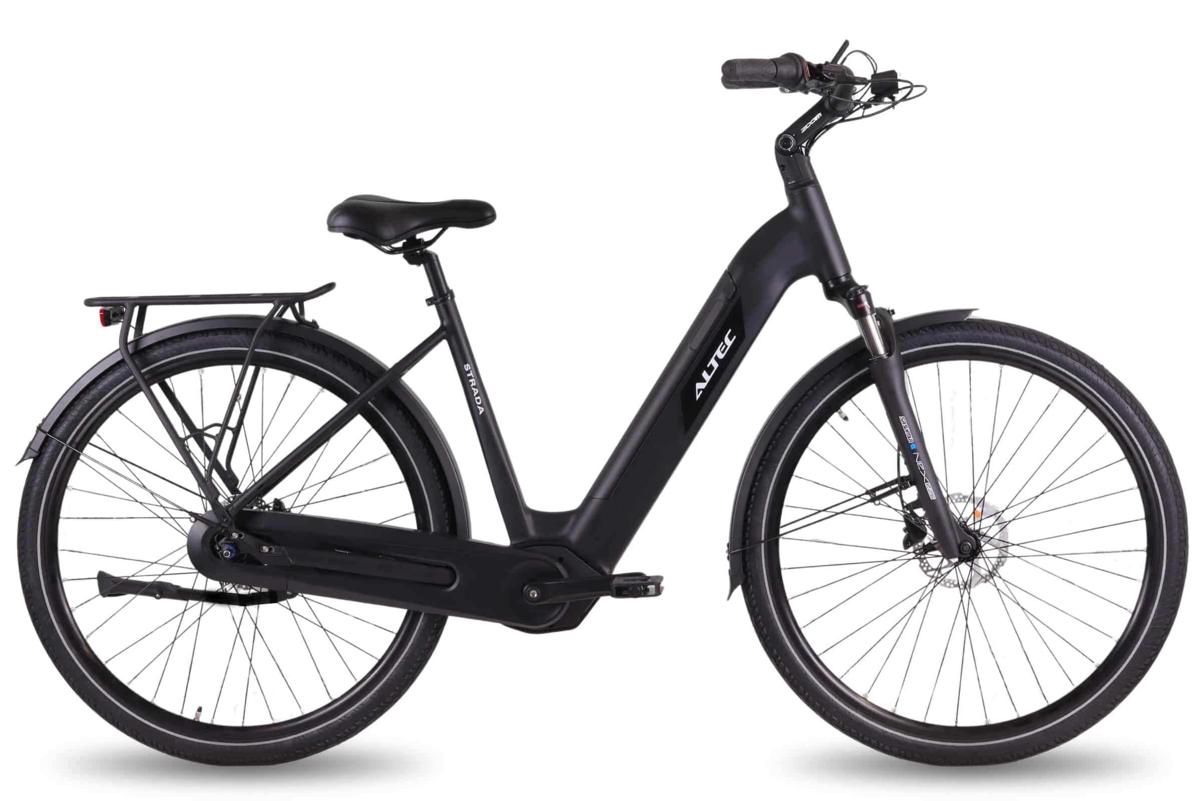 Altec Strada Volans Plus Elektrische Stadsfiets 28 inch 50 cm Zwart Mat